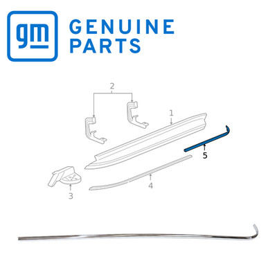 GM RUNNING BOARD INSERT STRIP FOR CADILLAC ESCALADE CHEVROLET SUBURBAN 2007-2014
