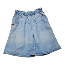 Vtg PS Gitano Shorts Womens 8 Denim High Rise Mom Jeans Pull On Shorts