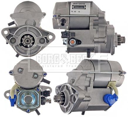 BORG & BECK BST2016 Starter 12V Volltage 9 Teeth Clockwise Rotation For Lexus GS