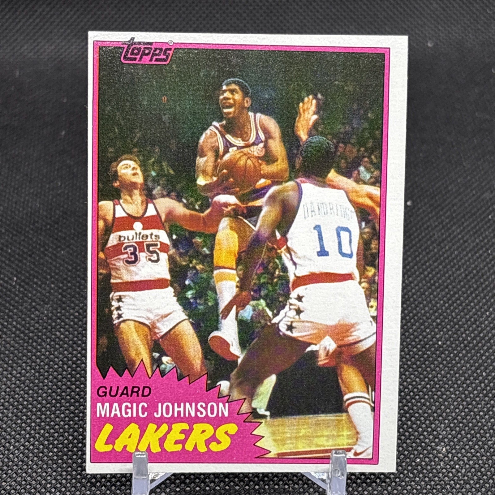 1981 Topps Basketball #21 Magic Johnson Los Angeles Lakers HOF
