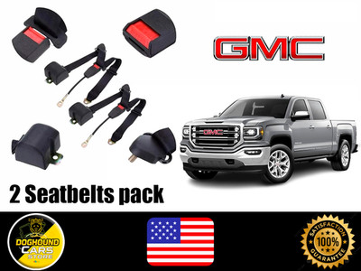 For All GMC 2 Car Seat Belts Front Seats High Quality Quick Release Elastic