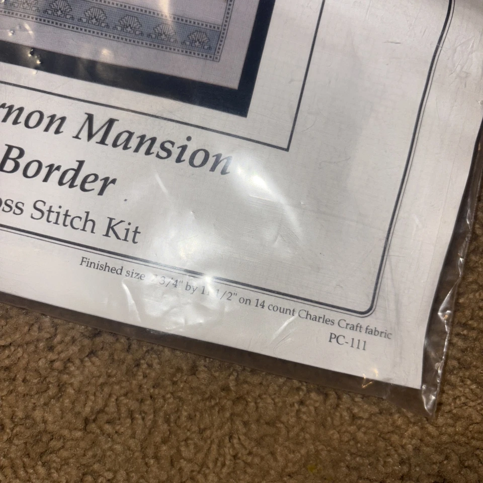 Mount Vernon Estate & Gardens Cross Stitch Complete Kit Posy Collection PC-111 - Image 2 of 4