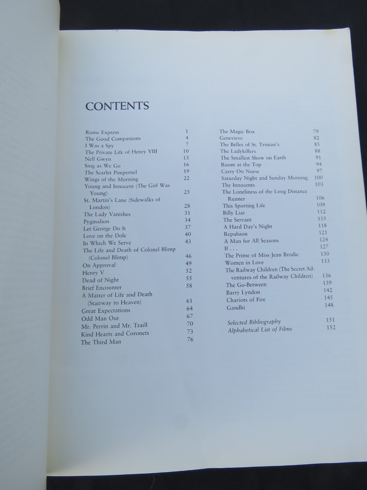 Fifty Classic British Films 1932-1982 SIGNED Anthony Slide 1985 Paperback Dover