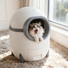 Automatic Self-Cleaning Cat Litter Box, Large Capacity for Multiple Cats
