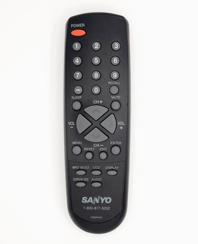 Original Sanyo 076E0PV031 LCD HDTV Fernbedienung für DP19649, getestet funktioniert