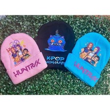 BRAND NEW WITH TAGS KPOP Demon Hunters Knit Beanie   Custom Huntress Fan Hat