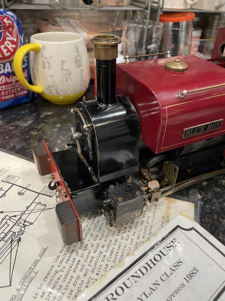 Roundhouse Dylan 1980s Live Steam Locomotive - Meths Fired SM32 16mm ...