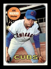 1969 Topps #43 Joe Niekro Cubs VG-EX+ *e5