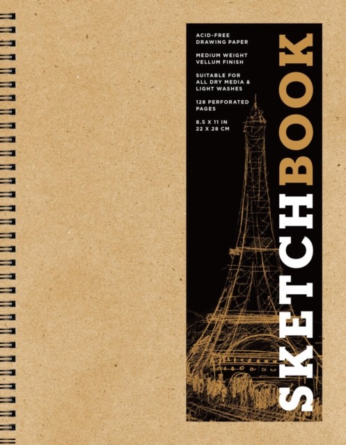 Sketchbook basic large spiral Kraft by Union Square & Co HARDBACK 9781454931478