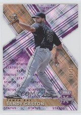 2019 Panini Elite Extra Edition Status Purple Die-Cut /125 Sandy Gaston #161 s3g
