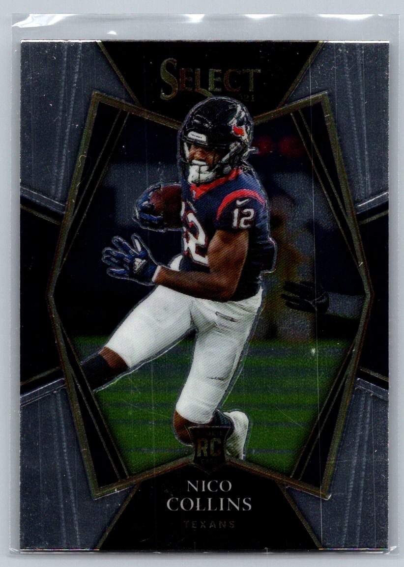 Nico Collins 169 2021 Panini Select RC Rookie Houston Texans Card