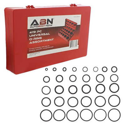 #ad #ad ABN Metric Rubber O Rings Assortment Set 419 Piece Assorted Gasket O Rings $11.29