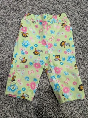Vintage Dora The Explorer AOP Pants 18mon Nick Jr Rare Nickelodeon