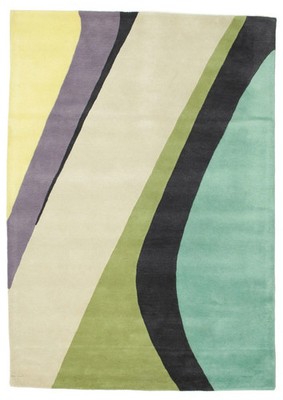 Dynamic Mint Hand-Tufted 100% Wool Soft Area Rug Carpet