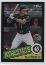 2020 Topps Silver Pack 1985 Chrome Baseball Black /199 Sean Murphy #85C-34 0nr3