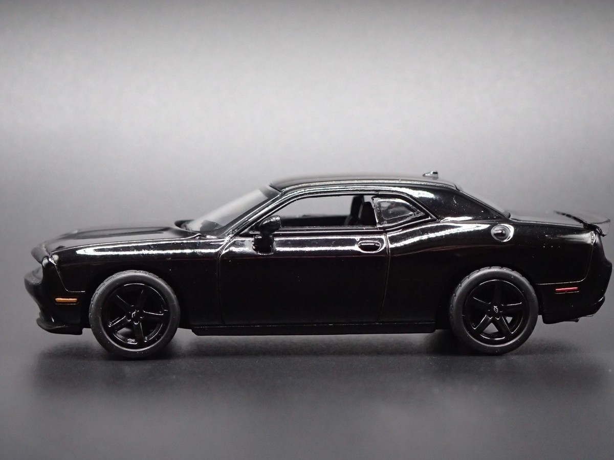2008-2023 DODGE CHALLENGER RT BLACK RARE 1/64 SCALE DIORAMA