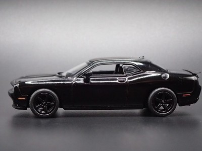 2008-2023 DODGE CHALLENGER RT BLACK RARE 1/64 SCALE DIORAMA