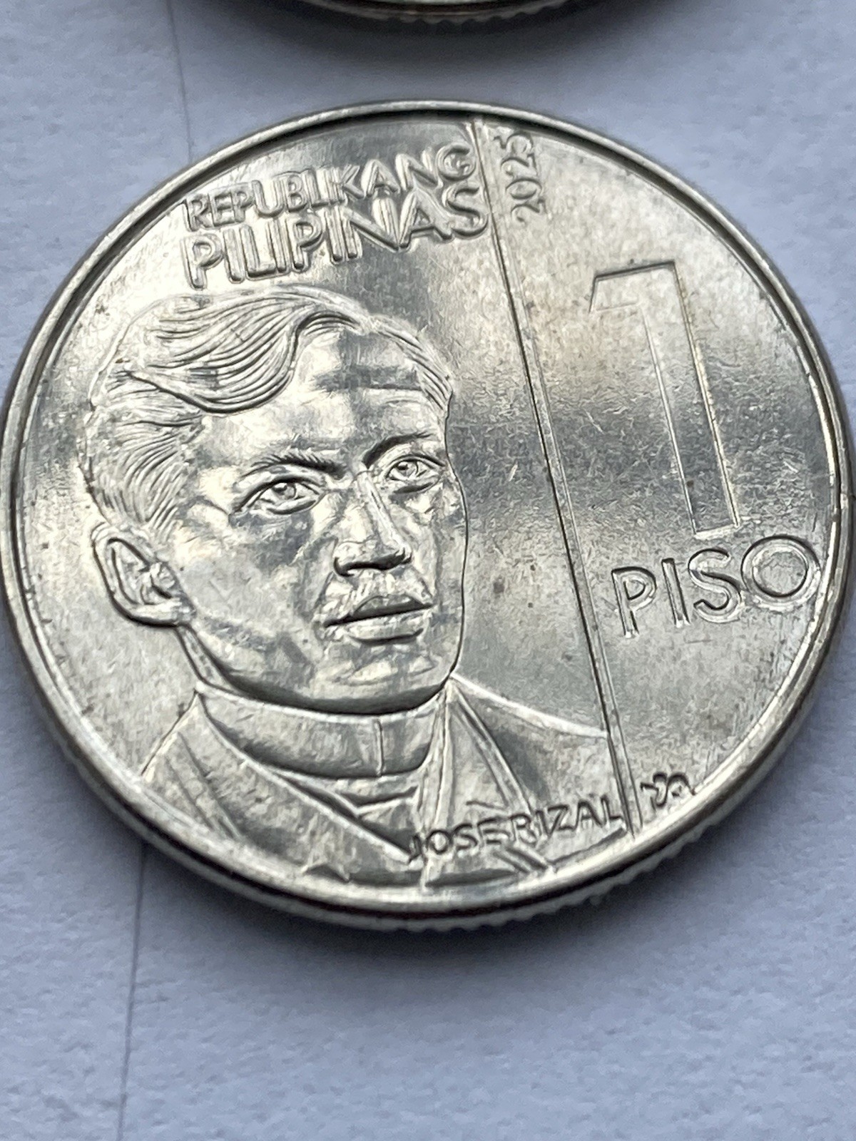 Two 2025 Philippines 1 Piso Coins KM320 Jose Rizal/Waling-waling Orchid ...