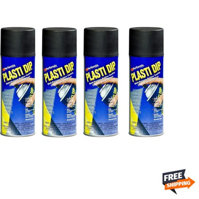 #ad Plasti Dip 11203 Black Rubber Spray Wheel Kit $98.95