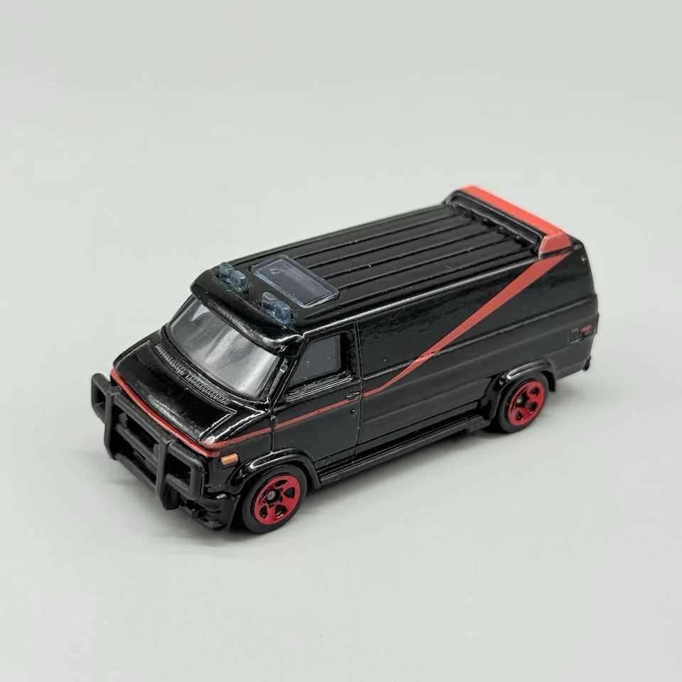 Hot Wheels New Models #39/50 GMC The A Team Van 83-84 Diecast Black 1/64 - Image 3 of 4