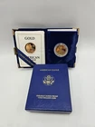 🌟 1991-P American 1/2 oz Gold Eagle $25 PROOF Liberty Coin w/OGP