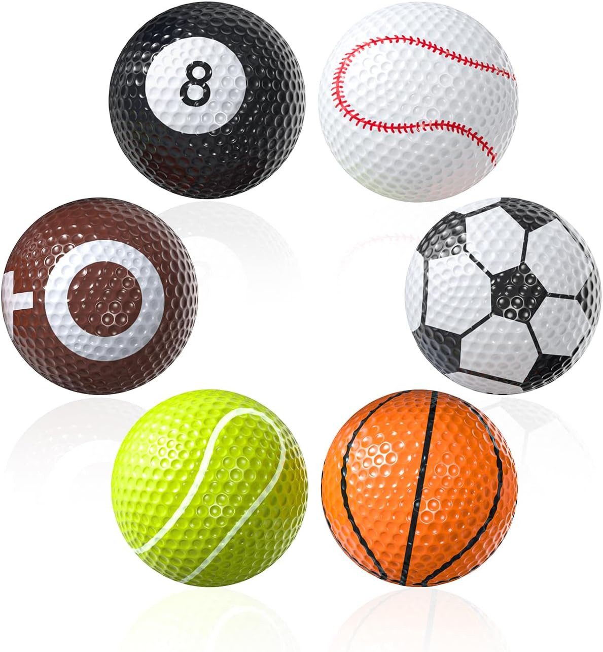 S Colorful Fun Training Balls For Kids & Golfers