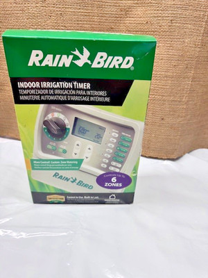 Rain Bird SST600IN Indoor Sprinkler/Irrigation System 6 Zones*Open/Damage Box