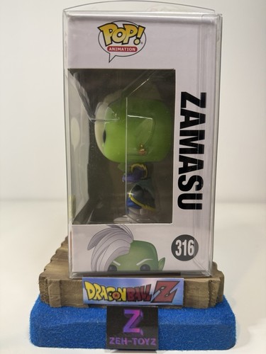 FUNKO POP! Anime Animation Dragon Ball Z Zamasu #316 Glow In The Dark - Picture 4 of 8