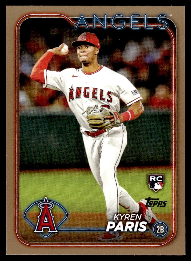 2024 Topps Gold Kyren Paris Rookie 0233/2024 Los Angeles Angels #549