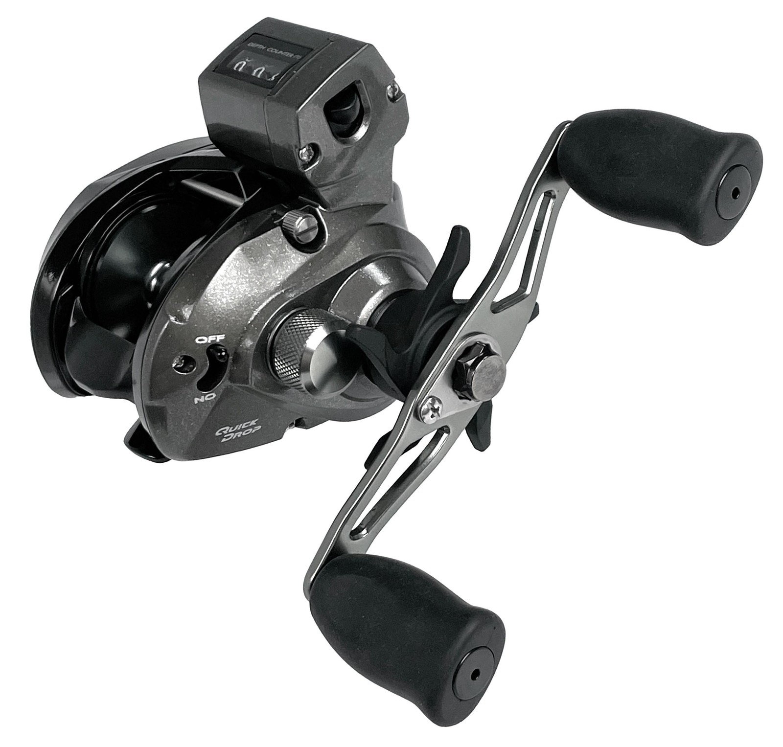 Low Profile Line Counter Fishing Reel Left Handed for Freshw