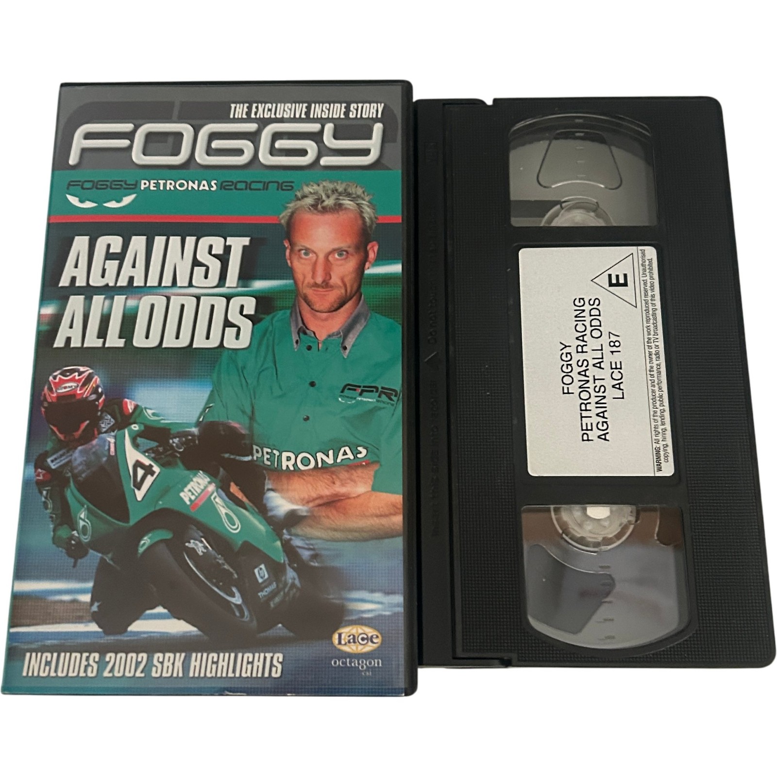 Foggy Against All Odds VHS Video 2002 Highlights Superbike Racing Documentary