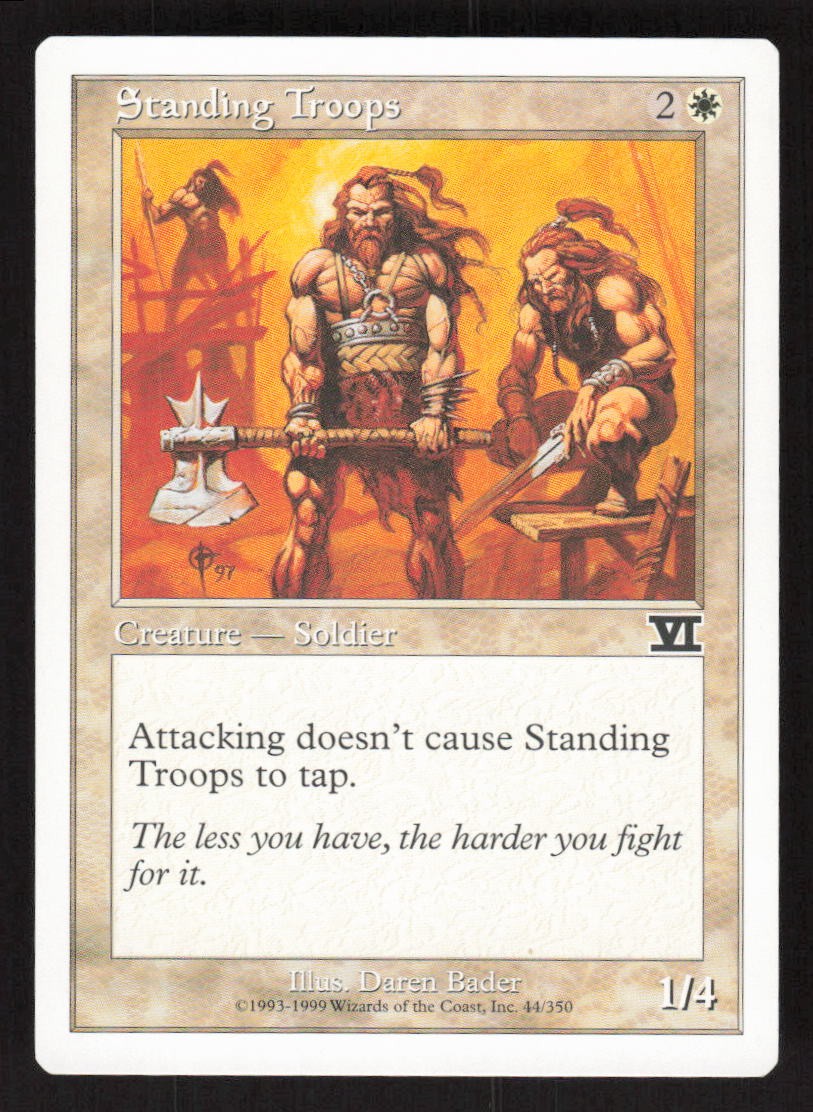 1999 Standing Troops Classic Sixth Edition 44 MTG