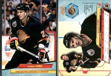 🏒 1992-93 Fleer Ultra - Robert Dirk Canucks #425