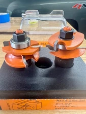 CMT 891.503.11 2-Piece Rail & Stile Bit Set, 1/2-Inch Shank, 1-3/4-Inch