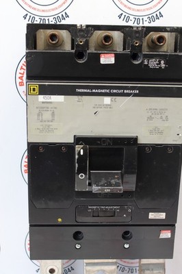Square D MAP36450 Circuit Breaker 450A 3P 600V 3PH MAL 450 Amp 3 Pole Bolt On
