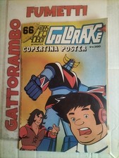 Atlas Ufo Robot Goldrake N. 66 anno 1980 con poster - edizioni Flash Buono+