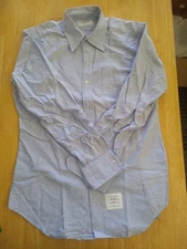 NWOT Thom Browne Blue Oxford No Grosgrain Button Down Oxford TB3 15.5-34 M