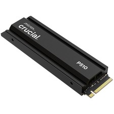 Crucial P510 2TB NVMe PCIe Gen5 M.2 2280 Internal Gaming SSD with 1.10, Clear