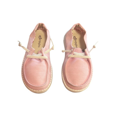 Drope Kids Size 9 Slip On Shoes Color Pink and White 