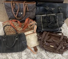 7 Michael Kors Lot Handbag Satchel Sullivan Greenwich Monogram Jet set Tote