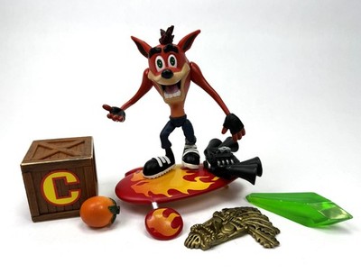 Jet Board Crash Bandicoot Vintage Action Figure Complete 1998 Resaurus 90s