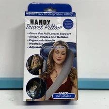 Handy Travel Pillow Inflatable New In Package Neck Support