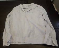White Linen Soberano Guayaberas Men s Size 40 M Perfect Condition Beach Summer