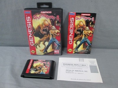 Sega Genesis SPLATTERHOUSE 3 Video Game Tested TESTED 1993