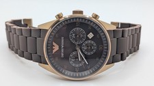 Orologio Cronografo Emporio Armani Quadrante Marrone AR-5890