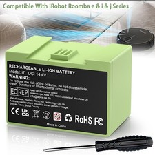 For iRobot Roomba i7  i7 14.4Volt 3.5Ah Battery e/i Series J7 J7 7150 7550 e5