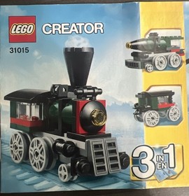 (3) LEGO Creator Emerald Express 31015 100% Complete Sets 3in1 Train Caboose