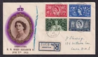 GREAT BRITAIN 1953 QEII Coronation Registered Illustrated FDC (CV £75)