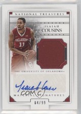 2016 Panini National Treasures Collegiate 84/99 Isaiah Cousins #95 Auto 5ub