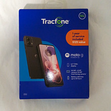 Motorola Moto G Power 5G TracFone Prepaid 128GB Black 50MP 6.7in 1 Yr Service
